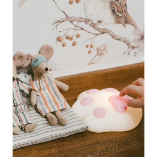Rabbit & Friends Paw Silicone Lamp - Pink - Image 5