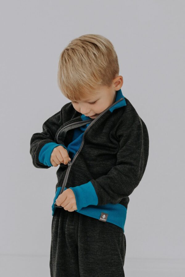 Breden Kids Thermal Merino Jacket CAMEO - Image 3