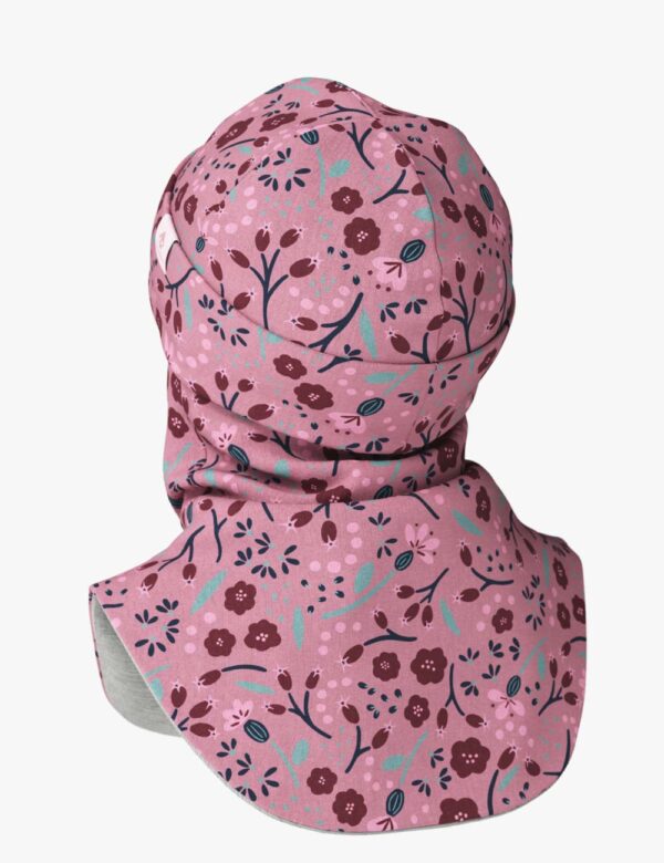 Breden Thermal Merino Balaclava For Kids - Autumn Flowers - Image 3