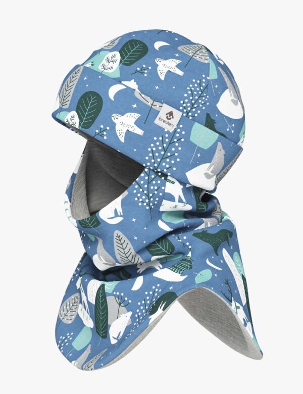 Breden Thermal Merino Balaclava For Kids - Winter Animals - Image 5