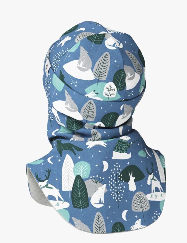 Breden Thermal Merino Balaclava For Kids - Winter Animals - Image 6
