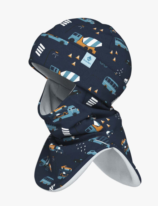 Breden Thermal Fleece Balaclava For Kids - Vehicles - Image 2