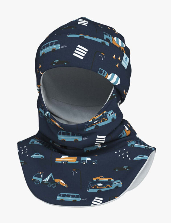 Breden Thermal Fleece Balaclava For Kids - Vehicles