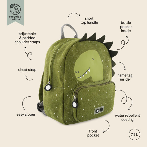 Trixie Baby Backpack - Mr Dino - Image 2