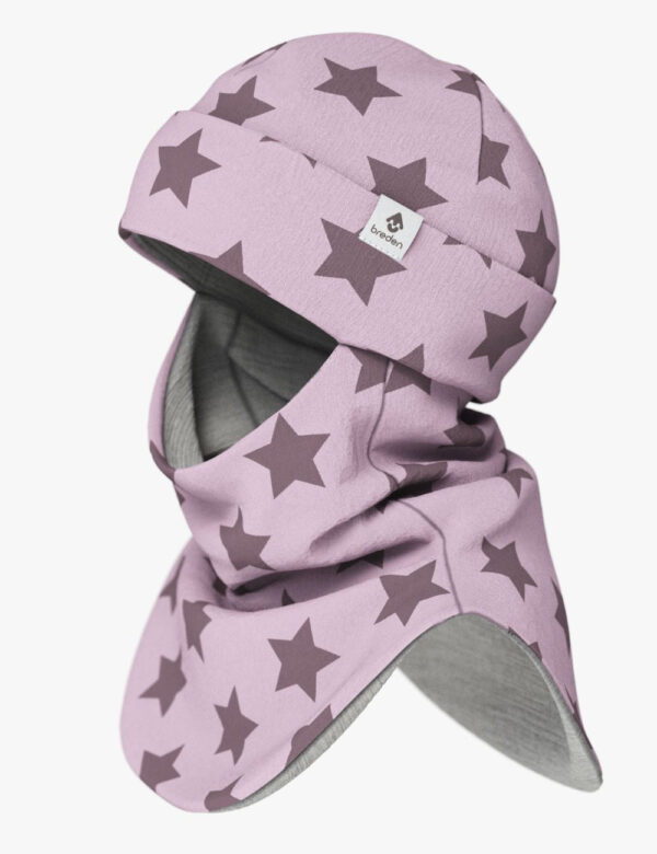 Breden Thermal Merino Balaclava For Kids - Stars - Image 2