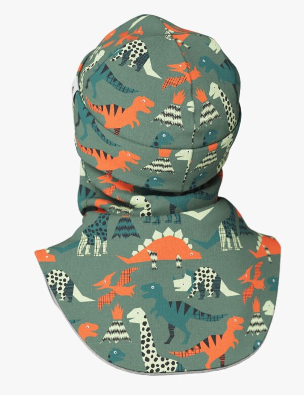 Breden Thermal Merino Balaclava For Kids - Dinosaurs - Image 3
