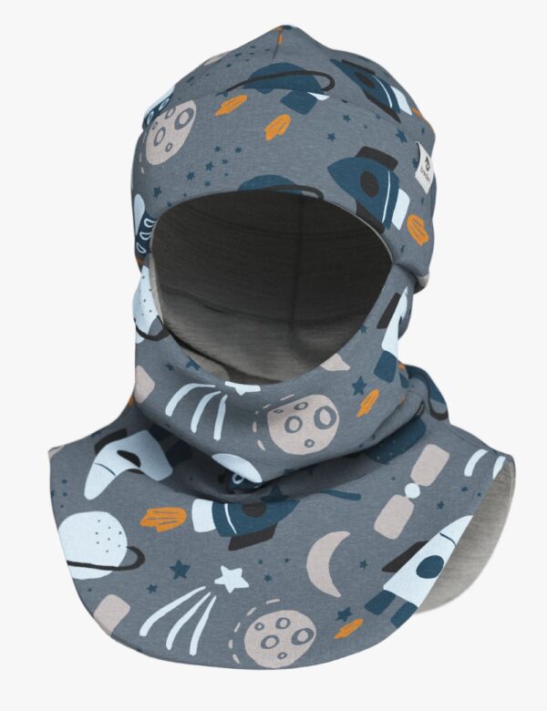 Breden Thermal Merino Balaclava For Kids - Rocket Race